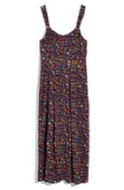 Women's Madewell Tie Strap Midi Dress - Blue