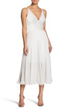 Women's Hinge Lace Inset Midi Dress - Blue