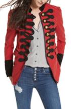 Women's Free People Seamed & Structured Blazer - Red