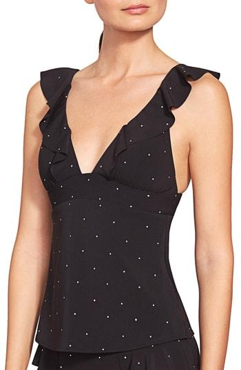 Women's Robin Piccone Jennie Tankini Top - Black
