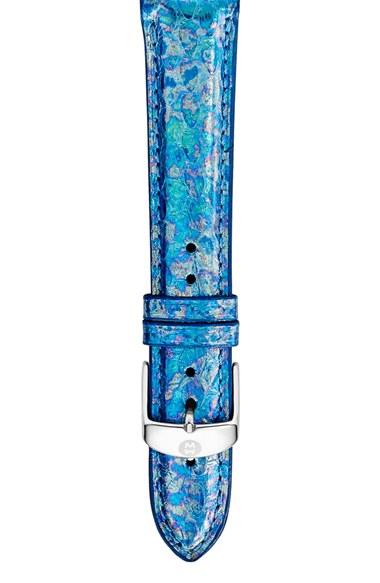 Women's Michele 18mm Snakeskin Watch Strap