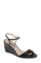 Women's Stuart Weitzman Gloria Wedge Sandal M - Black