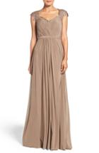Women's La Femme Mixed Media Gown