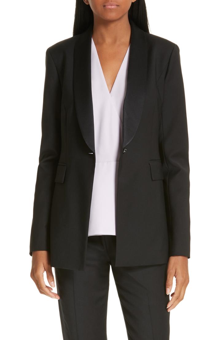 Women's Lewit Tuxedo Jacket - Black