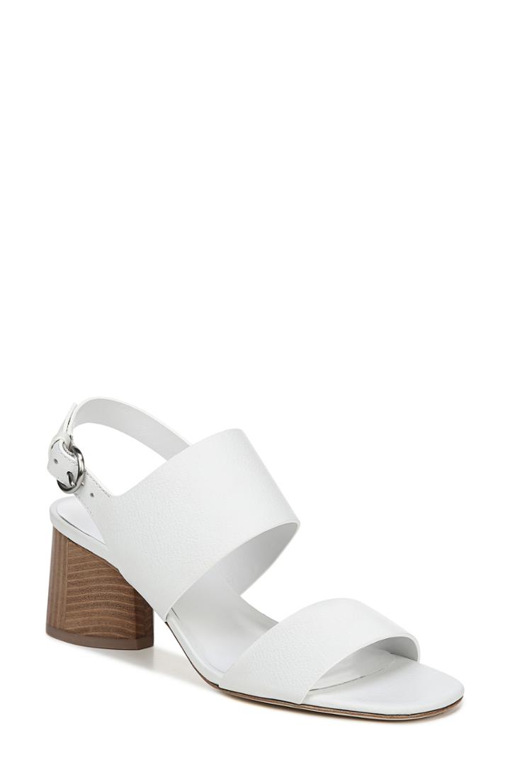 Women's Via Spiga Libby Statement Heel Sandal M - White