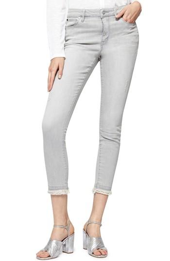 Women's Sanctuary Saige Double Fray Ankle Jeans - Grey