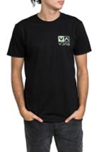 Men's Rvca Electro Flipped Box Graphic T-shirt - Black