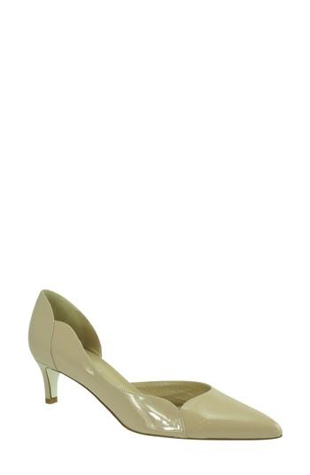 Women's Ron White Merile Half D'orsay Pump .5 Eu - Beige