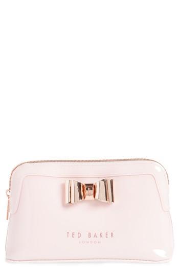 Ted Baker London Melynda Cosmetics Case, Size - Pale Pink