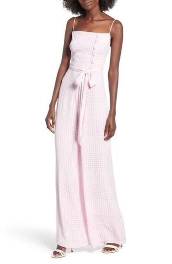 Women's Afrm Mel Belted Jumpsuit - Pink