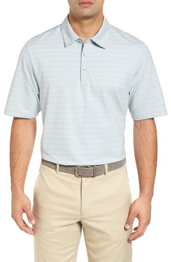 Men's Cutter & Buck Shoregrass Drytec Moisture Wicking Polo - Grey