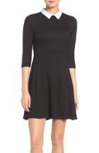 Women's French Connection 'fast Fresh' Collared Jersey Fit & Flare Dress