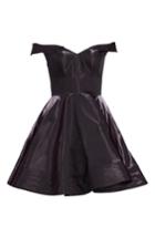 Women's Xscape Off The Shoulder Shimmer Party Dress - Purple