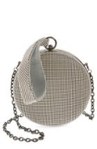 Whiting & Davis Canteen Mesh Ball Minaudiere -