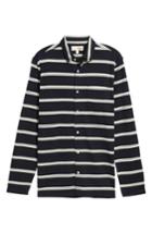 Men's 1901 Stripe Jersey Shirt, Size - Blue