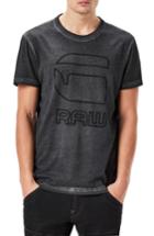 Men's G-star Raw Nact Logo Graphic T-shirt - Black