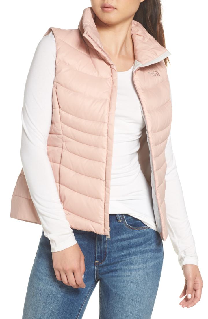 Women's The North Face Mossbud Reversible Insulated Vest - Grey