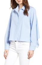 Women's Bishop + Young Karlie Back Tie Stripe Shirt - Blue