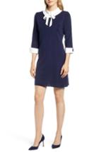 Women's Ming Wang Bow Neck Dress - Blue