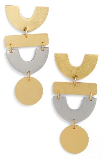 Women's Madewell Flatform Statement Earrings