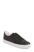 Women's Burberry Check Quilted Leather Sneaker .5us / 35.5eu - Black