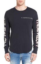 Men's True Religion Brand Jeans Retro Graphic Long Sleeve T-shirt