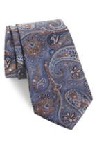 Men's Nordstrom Men's Shop Latimer Paisley Silk Tie, Size - Brown