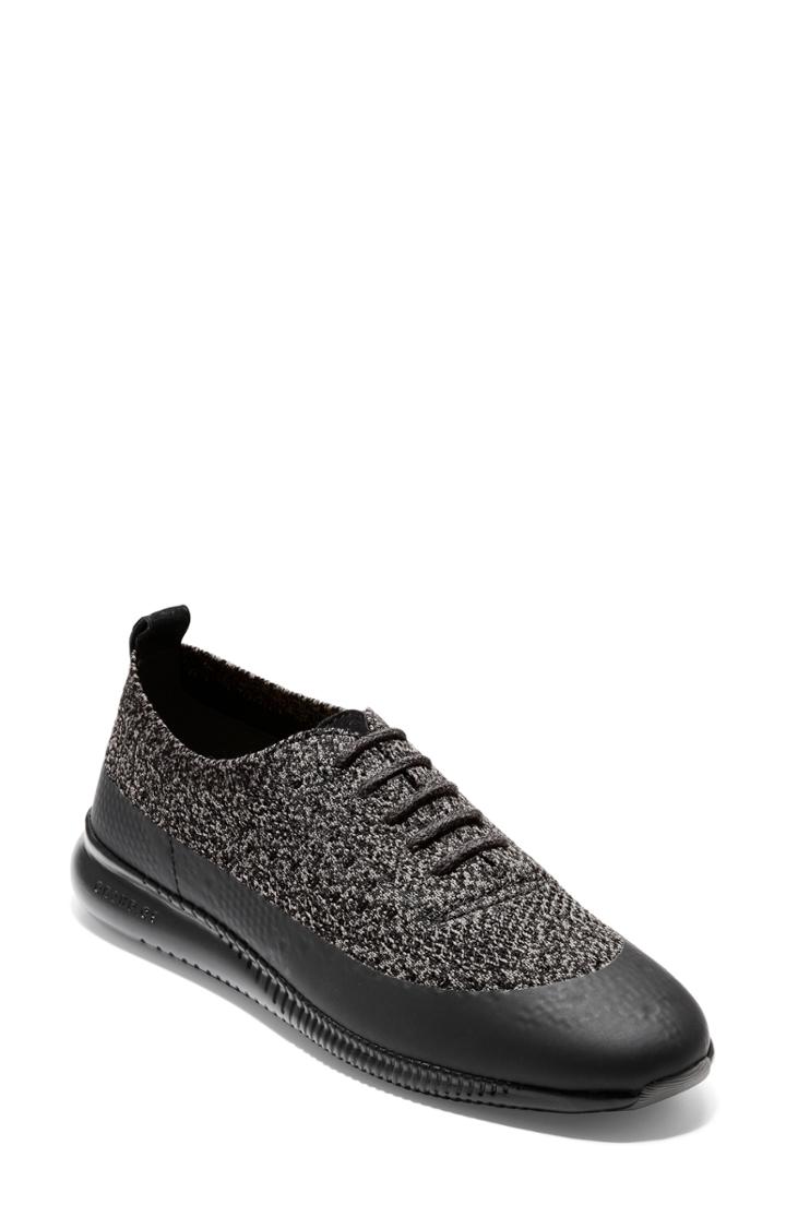 Women's Cole Haan 2 Zerogrand Stitchlite Oxford Sneaker .5 B - Black