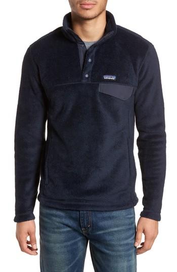 Men's Patagonia Re-tool Snap-t Pullover - Blue