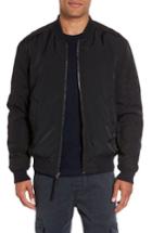 Men's Vince Reversible Bomber Jacket - Black
