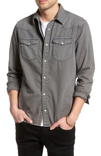 Men's Treasure & Bond Core Western Shirt - Grey