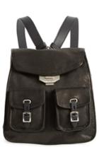 Rag & Bone Small Leather Field Backpack - Black