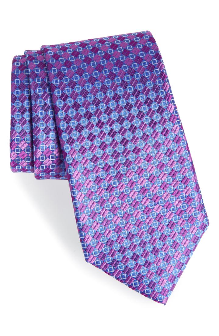 Men's Nordstrom Men's Shop Middletown Geometric Silk Tie
