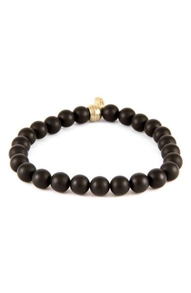 Men's Mr. Ettika Agate Bead Bracelet