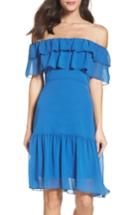 Women's Nsr Ruffle Dress - Blue