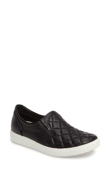 Women's Ecco 'soft 7' Slip On -5.5us / 36eu - Black