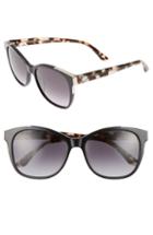 Women's Juicy Couture Black Label 56mm Cat Eye Sunglasses - Black