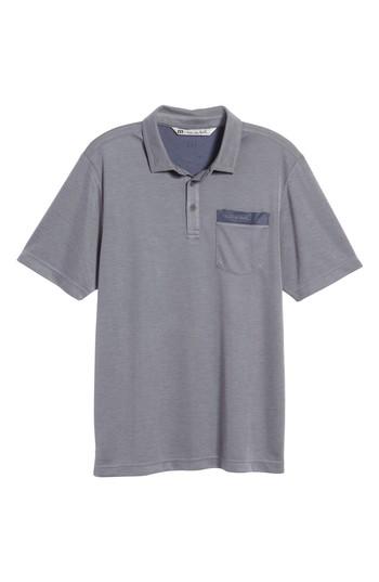 Men's Travis Mathew Mckennon Pique Polo - Grey
