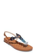 Women's Cole Haan Pinch Lobster Sandal .5 B - Blue
