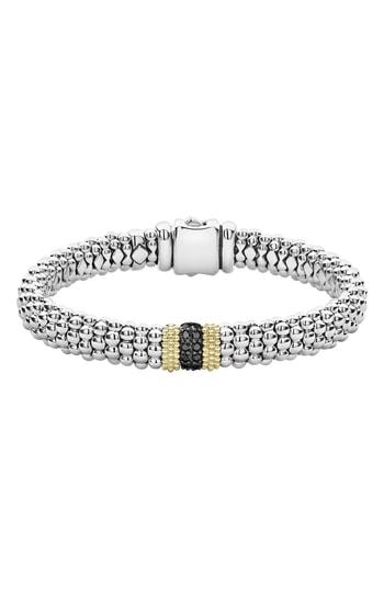 Women's Lagos Diamond Lux Black Diamond Small Station Bracelet
