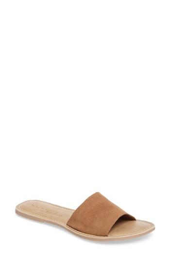 Women's Coconuts By Matisse Cabana Slide Sandal M - Brown