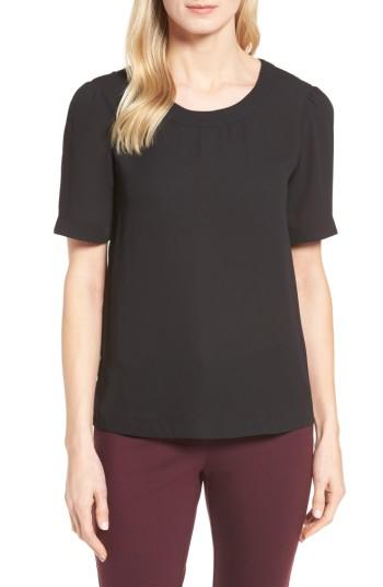 Women's Halogen V-back Top - Black
