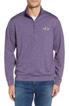 Men's Cutter & Buck Shoreline - Baltimore Ravens Half Zip Pullover