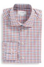 Men's Eton Slim Fit Check Dress Shirt - - Pink
