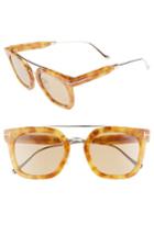 Women's Tom Ford Alex 51mm Sunglasses - Dark Havana/ Brown