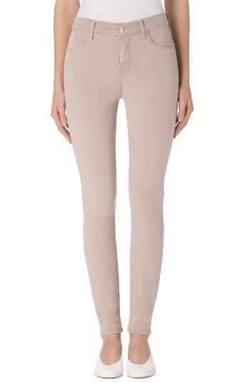 Women's J Brand 'maria - Luxe Sateen' High Rise Skinny Jeans - Blue