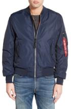 Men's Alpha Industries Lb-2 Scout Reversible Flight Jacket, Size - Blue