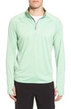 Men's Peter Millar Sydney Performance Half Zip Pullover - Green