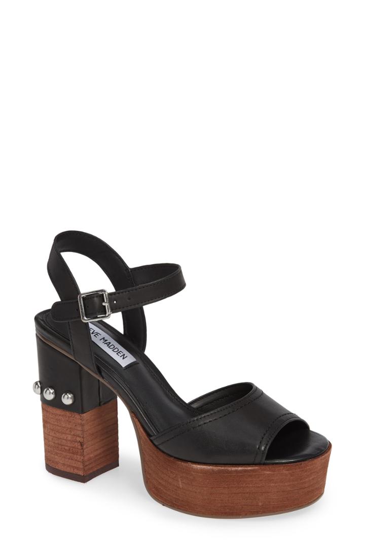 Women's Steve Madden Tame Platform Sandal M - Black