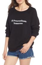 Women's Wildfox Tomorrow Sommers Sweatshirt - Black